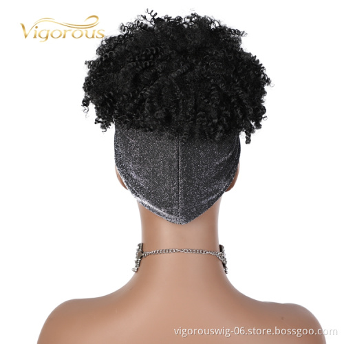 2020 Fiber Wig Headwrap Short Spring Custom Elastic Adjustable Plastic Silver Ladies Headband Synthetic Hair